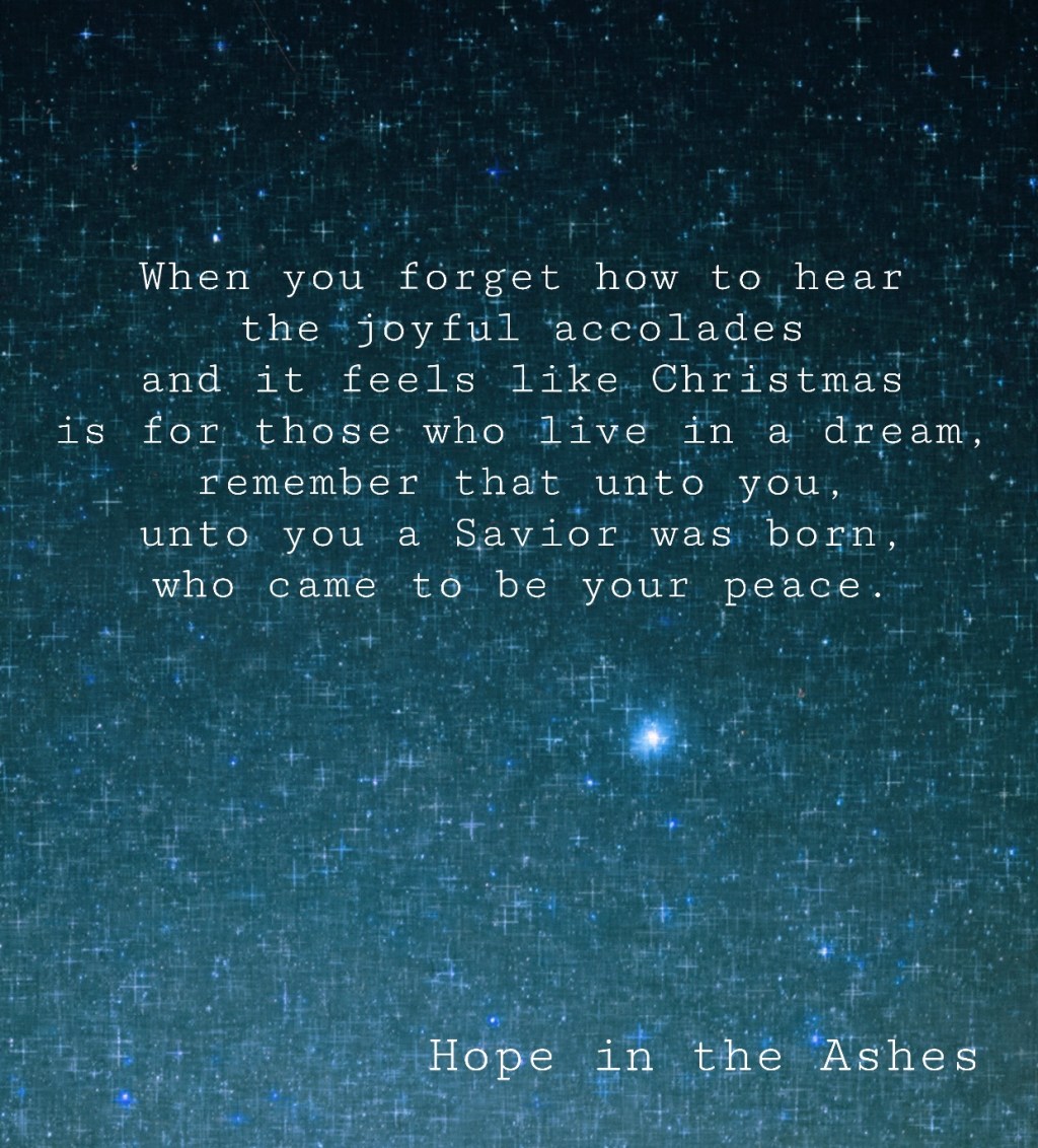 For Unto You: A Christmas Poem for the Battered and&nbsp;Weary